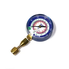 Yellow Jacket 40335 Single Test Compound Gauge, Blue °F, 0 - 500 psi