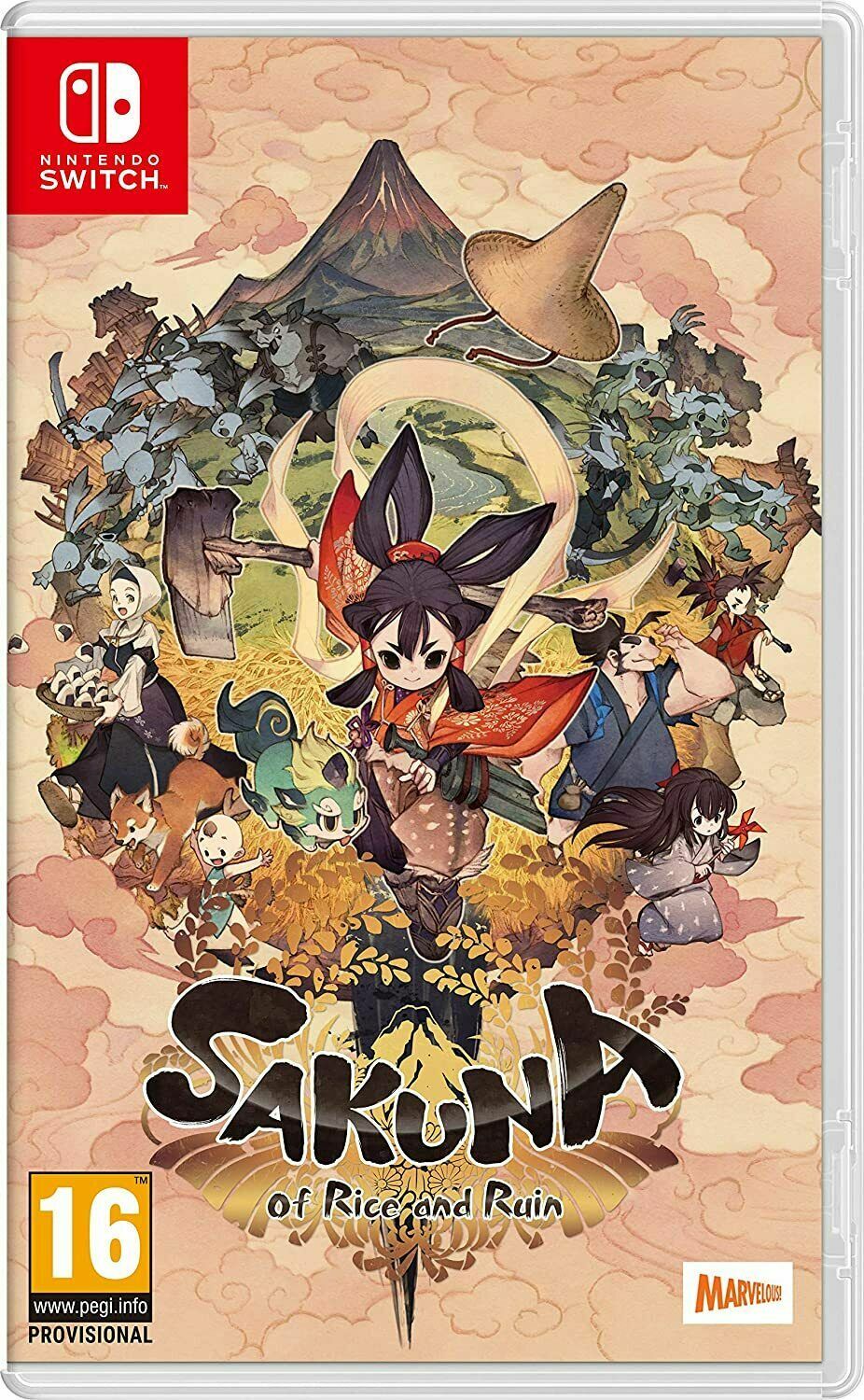 Sakuna of Rice and Ruin Nintendo Switch EXCELLENT Condition CARTRIDGE Version