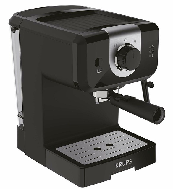 Krups Opio XP320810 Siebträger Espresso Kaffeemaschine Milchaufschäumer