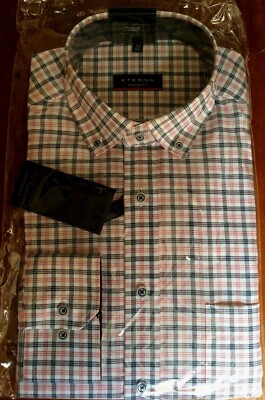1863 by Eterna Modern Fit Karohemd L/S neu mit Etikett