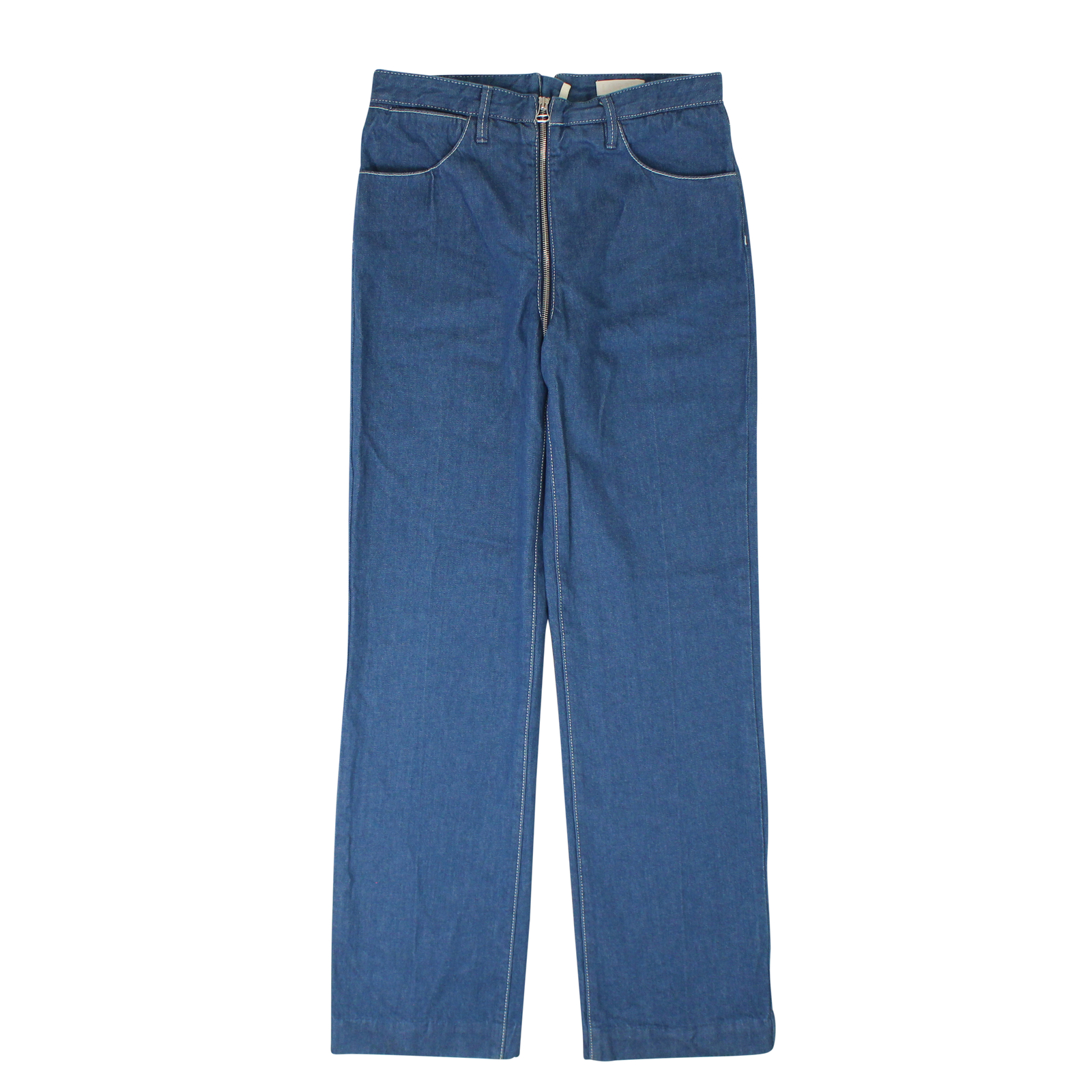 ДЖИНСЫ NWT Lorod СИНЕГО ЦВЕТА НА МОЛНИИ, размер 6, 460 $