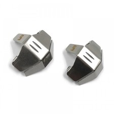 Protector diferencial delantero y trasero de acero inoxidable Yeah Racing AXCP-023SV: Capra axial