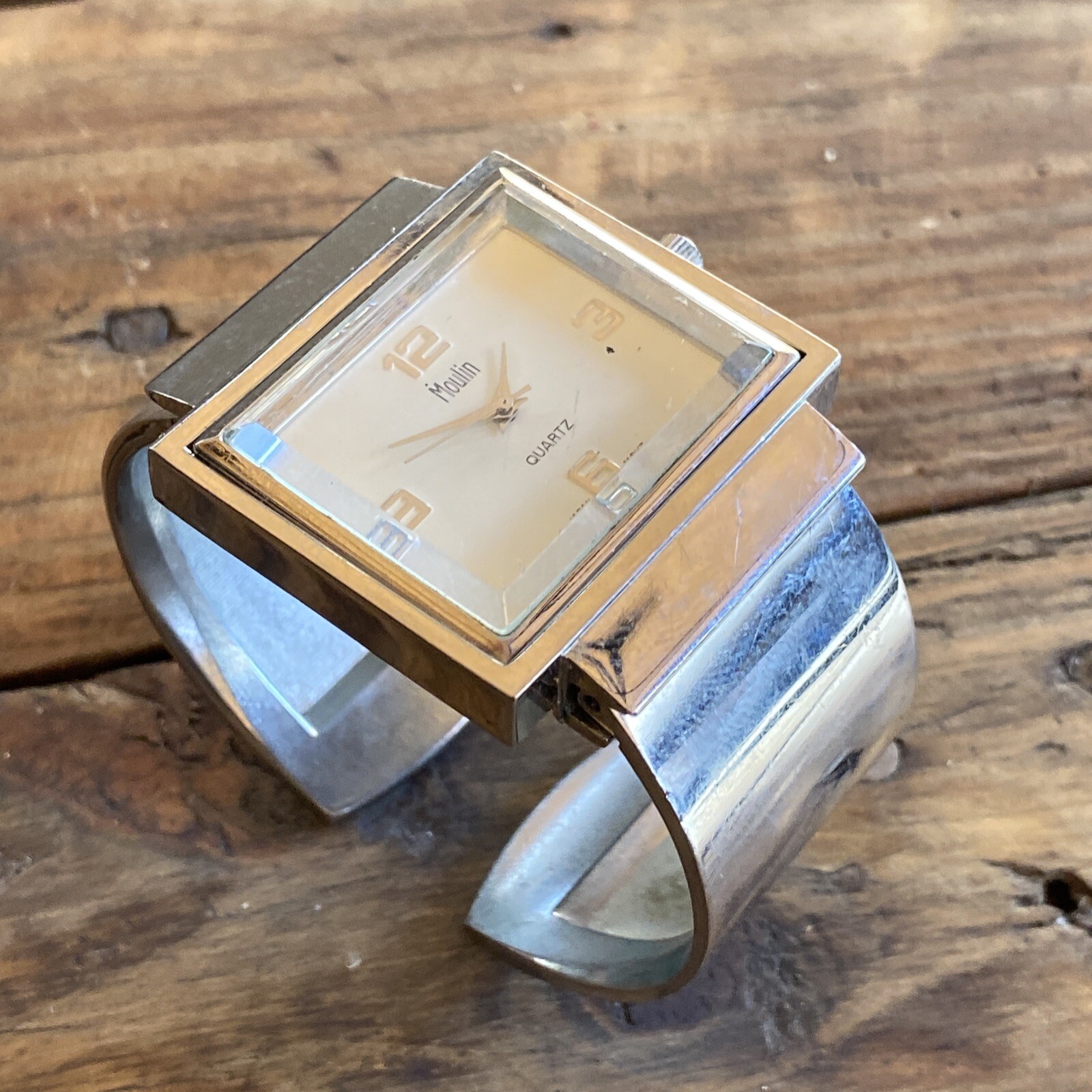 Moulin Large Rectangular Case Bangle Cuff Style L… - image 8