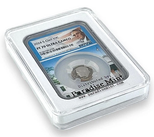 2024 S Clad Roosevelt Dime NGC PF70 Ultra Cameo - White House Core w/Case