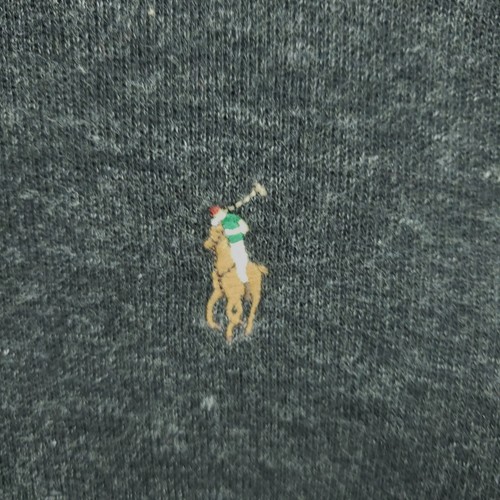 Polo Ralph Lauren Suéter Hombres XLarge Gris 1/4 Cremallera Manga Larga Pullover Usado en Excelente Condición - Imagen 9 de 19