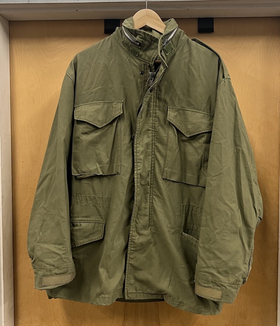 Vintage 1968 U.S. ARMY M-65 Field Jacket M Coat Cold Weather OG