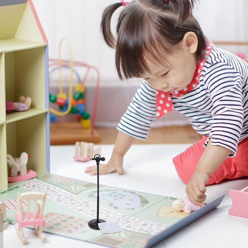 5 Sets Dollhouse Decor Miniature Microphone Mini House Scene Layout Fake - Picture 12 of 12