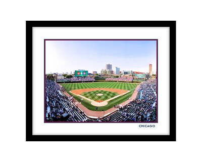 WRIGLEY FIELD Framed Photo Picture CHICAGO CUBS Baseball Stadium 8x10 11x14 (WW)