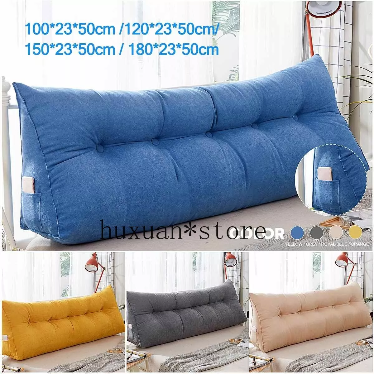 Bed Couch Chair Blanket Sofa Cushion With Triangular Backrest