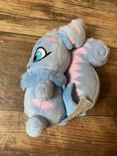 Neopets Striped Usul Plush JAKKS Pacific Series 4 2008 Blue Pink Squirrel