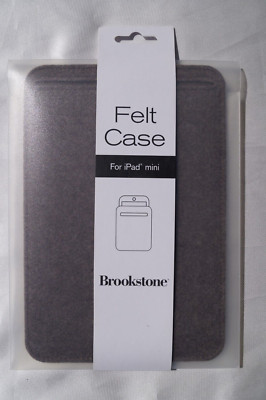 Brookstone Felt Case For iPad Mini Purple NIP