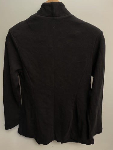 NIC + ZOE NUEVO $158 Chaqueta Tejida Grace Frontal Abierto Negra PS Petite Pequeña - Imagen 5 de 5