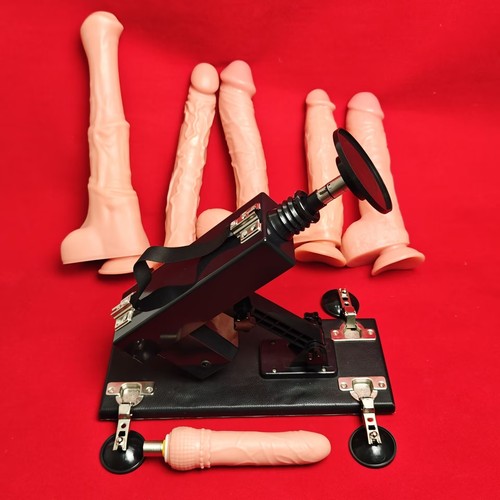 Electric Women Sex Machine Toy Fucking-Love-Masturbation- With 5 Dildos Sex Toy - Picture 3 of 60