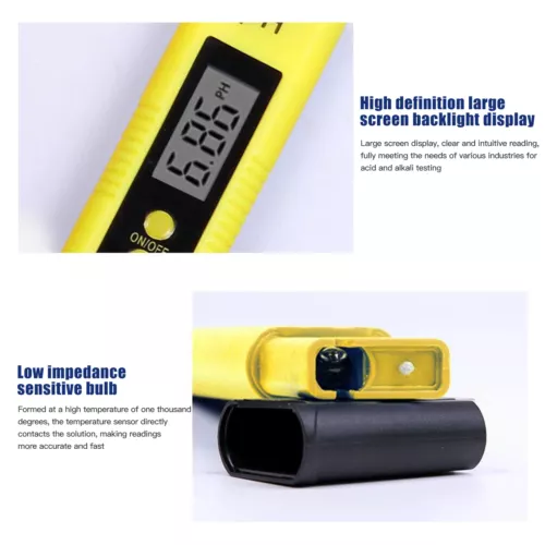 PH Wert Wasser Messgerät Digital Messer Tester Aquarium Pool Prüfer pH 0-14 Neu - Bild 8 von 14