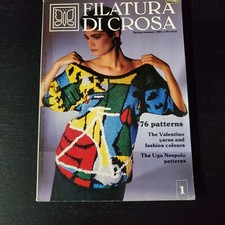 Filatura di Crosa Vintage Knitting Pattern Book 1985 Spring Summer 76 Patterns