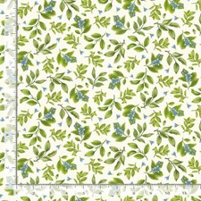 Flower Lemon Blossom Fabric 26" Length 44"W Cotton Timeless Treasures CD3448