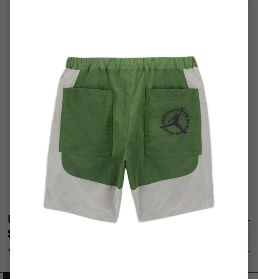 Green off white shorts sale