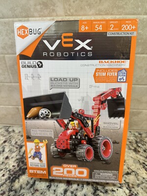 HEXBUG VEX ROBOTICS BACKHOE OVER 200 PIECES NIB WOW Fast Shipping