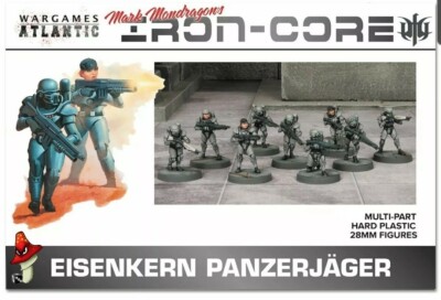 Eisenkern Panzerjäger Wargames Atlantic Weiblich 28mm 1/56 Maßstab 1 Anguss unverpackt