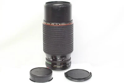 Nouvel téléobjectif zoom Canon FD NFD 80-200 mm F/4 L MF du Japon - Photo 1/4