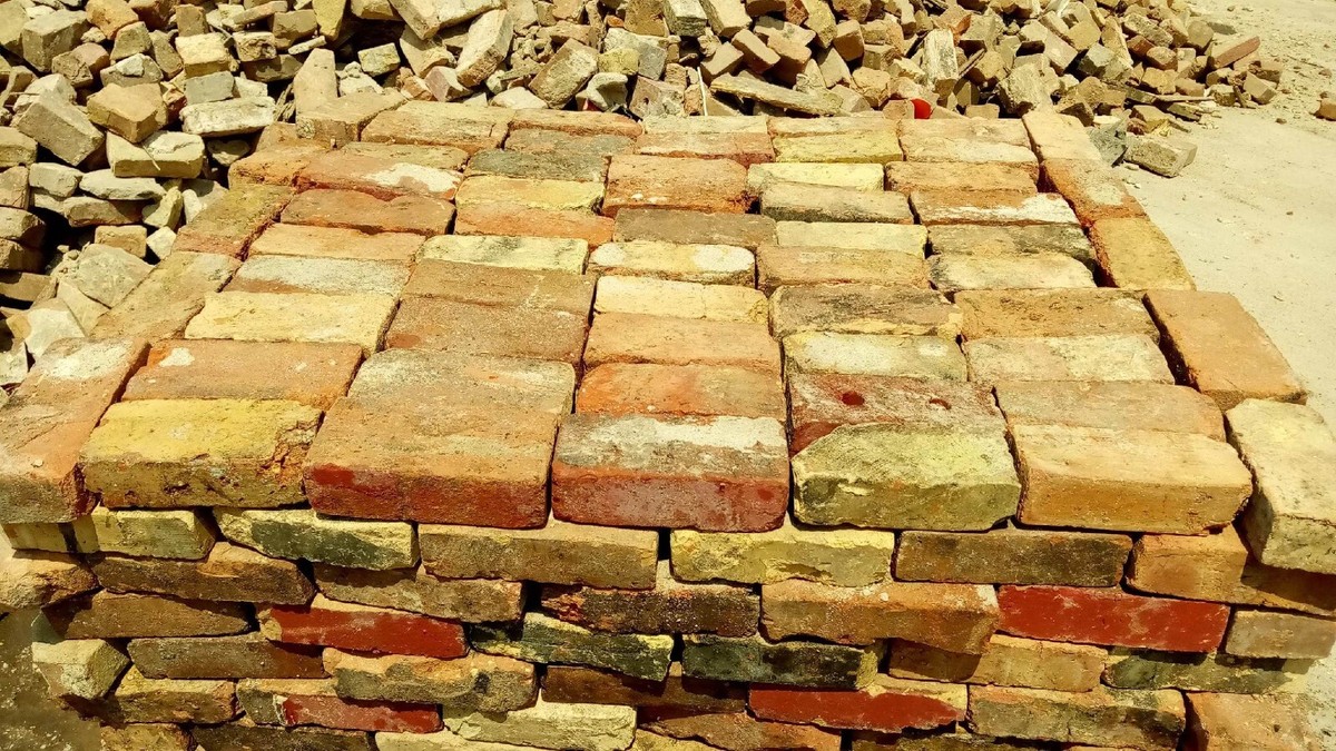 California Reclaimed Bricks Natural Face Of Old Red Brick Tile