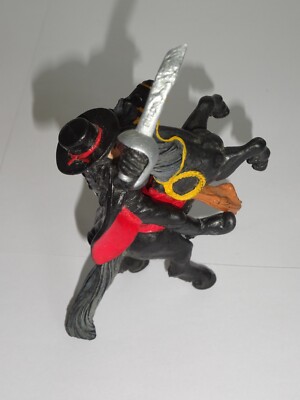 Figurine PVC Zorro et Tornado de la marque BULLY (1985