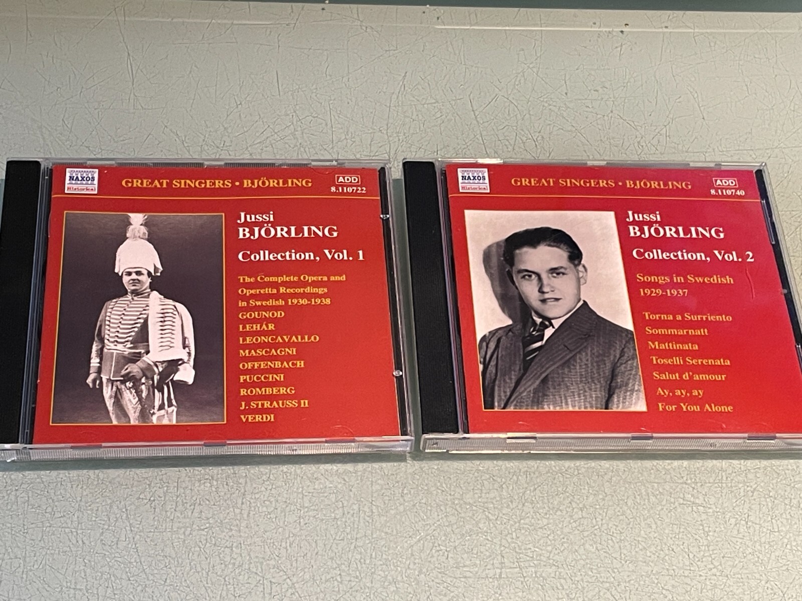 Jussi Björling – Collection Vol. 1 &2 - Opera & Songs in Swedish - 2 CD Albums