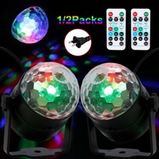2025 RGB Party Disco Lights Ball Sound Activated Strobe Led DJ Bulb Dance Lamp
