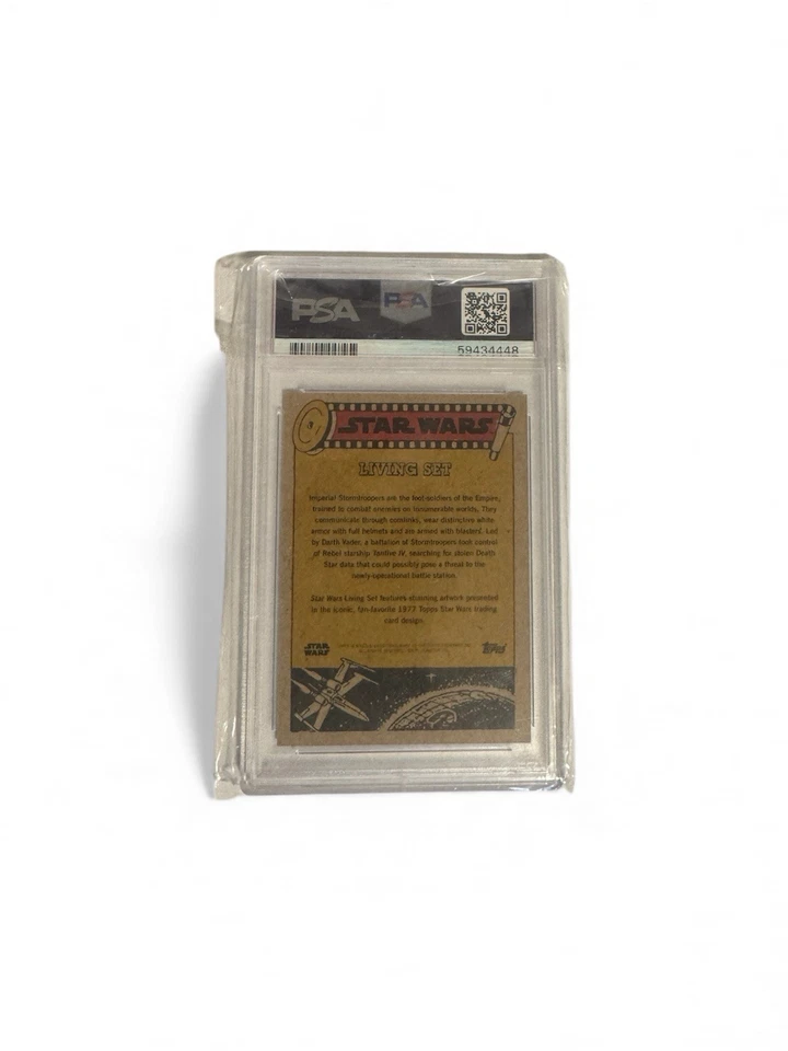 2019 年 Topps 星球大战生活套装 #4 Storm Trooper PSA 10 Gem 完好卡 — 第 2/2 张图片