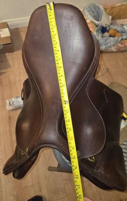 18 Pessoa Close Contact XCH English Horse Saddle With 2 Gullets