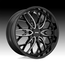 Dub S263 Og Gloss Black Milled 22x9.5 6x135 30mm S26322958930 Dub S263 Og Gloss Black Milled 22x9.5 6x135 30mm S26322958930