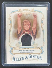 2016 TOPPS ALLEN & GINTER JOE MCKEEHEN RELIC FULL SIZE DESIGN A #FSRA-JM MEM