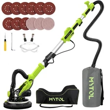 MYTOL Drywall Sander, 7.2A Electric Drywall Sander with Vacuum Dust Collectio...