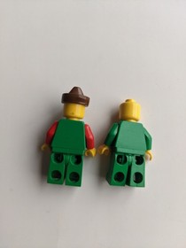 LEGO Castle Forestman Minifigure Lot River Fortress 6077 (1989) - 2 Figures 