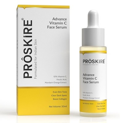 Proskire 10% Advance Vitamin C Serum With Ferulic Acid, 30 ml with best results