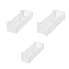 Beside Shelf Hang on Metal Storage Organizer with Scalable Hooks Space Saving