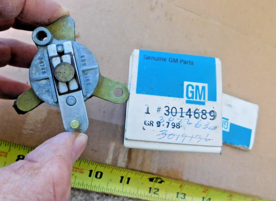 INTERRUPTOR DE VACÍO CLIMATIZADOR NUEVO 1968-70 BUICK WILDCAT ELECTRA LESABRE 1969 Foto 2 de 2