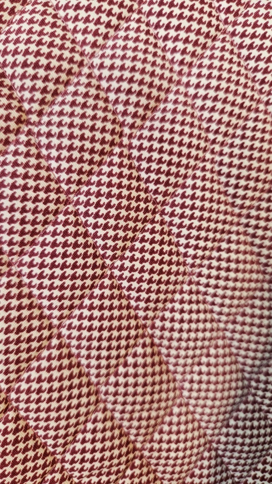 Architect Quilted Solid Pink/Gingham Reversible S… - image 9