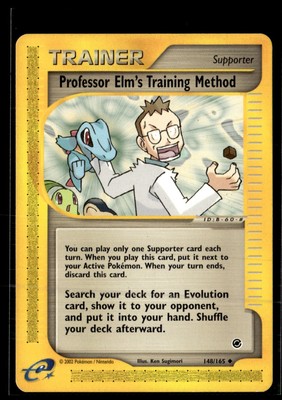 2002 E-Card - Expedition 1 Professor Elm s Training Method Uncommon #148