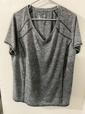 Livi Active Lane Bryant Top Women's Black /White V Neck  size 18/20