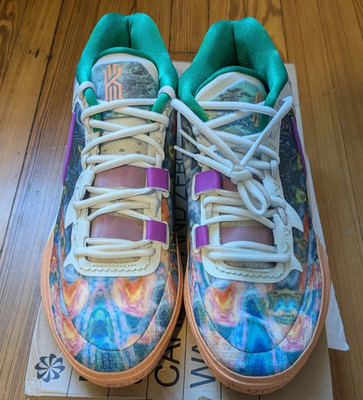 Nike Kyrie 8 Circle Of Life Mens 9 Light Bone Yellow Strike Shoes (DQ3840-001)