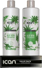 ican London Aloe Vera Anti Dandruff, Itch Relief Shampoo & conditioner 500ml x 2 10.24 per litre
