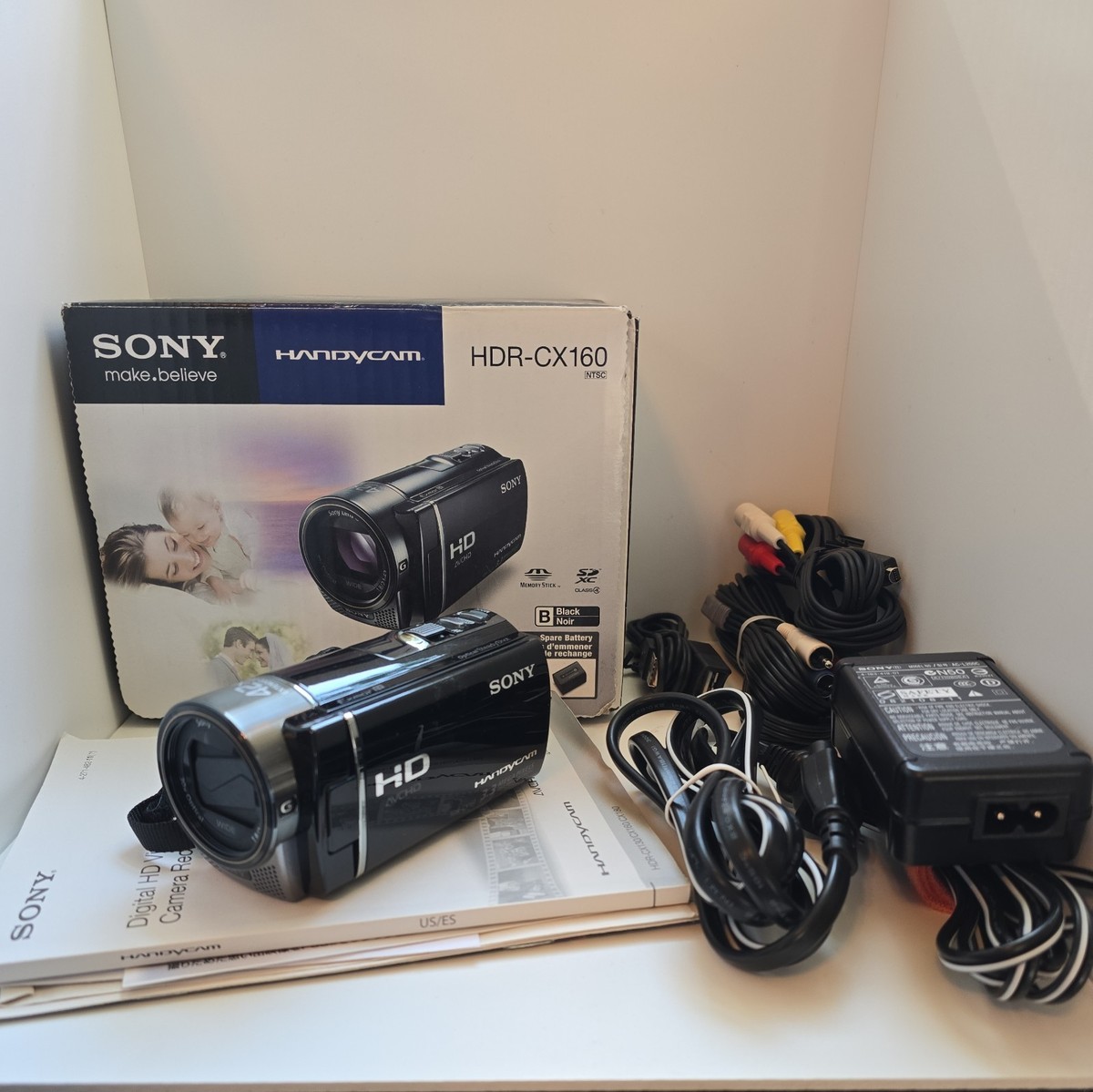 Sony Handycam HDR-CX160 High Definition Camcorder for sale online
