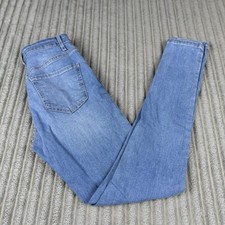 FOREVER 21 Women's Jeans Size 25 Blue Stretch Skinny Medium Wash (22x29)