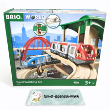 BRIO Travel Switching Set 33512, 42 Pieces FSC Wood Toy Train Model from japan