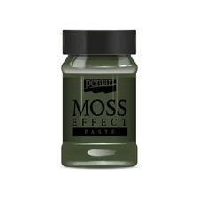 Moss Effect Paste Dark Green 100ml Pentart Mixed Media DIY