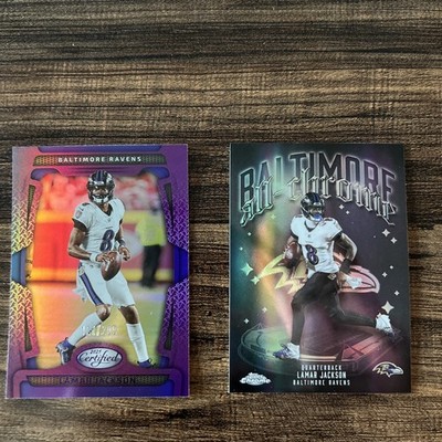Package Deal: Two Lamar Jackson Inserts ** Check Description