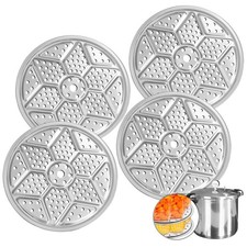 aoulela 4Pack Pressure Canner Rack, Stainless Steel Canning 11 inches, Silver 