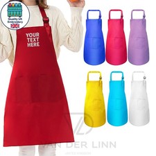 Personalised Embroidered Adult Apron Pocket Professional Adjustable Length Apron
