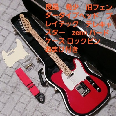 Guter Zustand seltenes altes Fender Typ Head Playtech Telecaster Hardcase